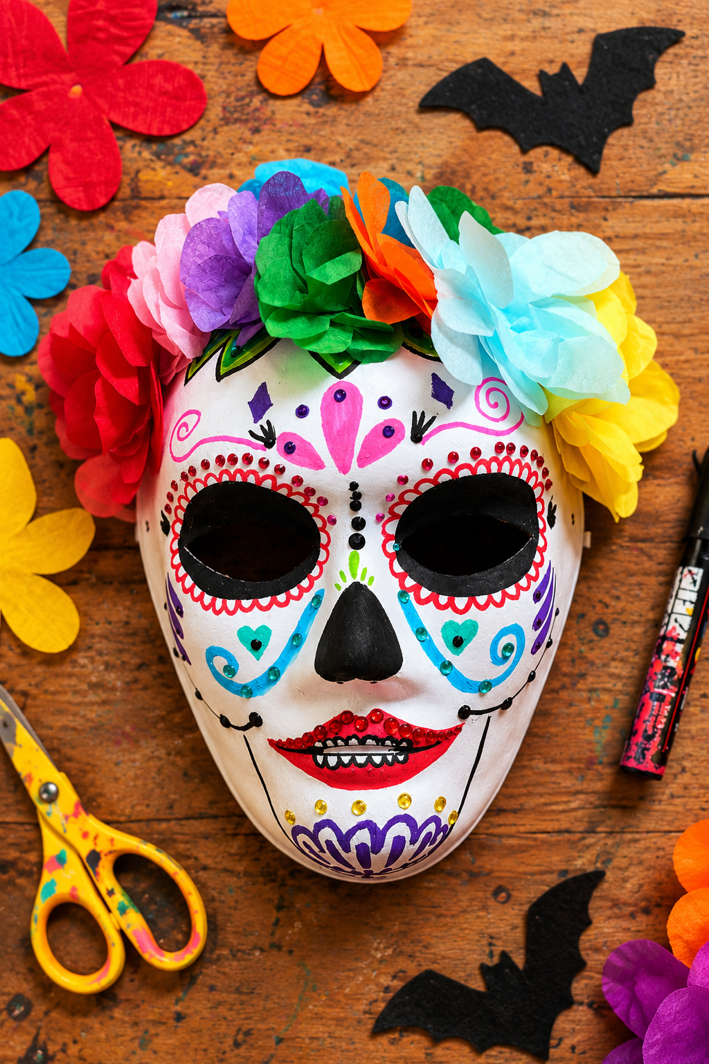 Halloween Special: Day of the Dead Masks & Pendants at The Hive, Transcend Studios, Eccles