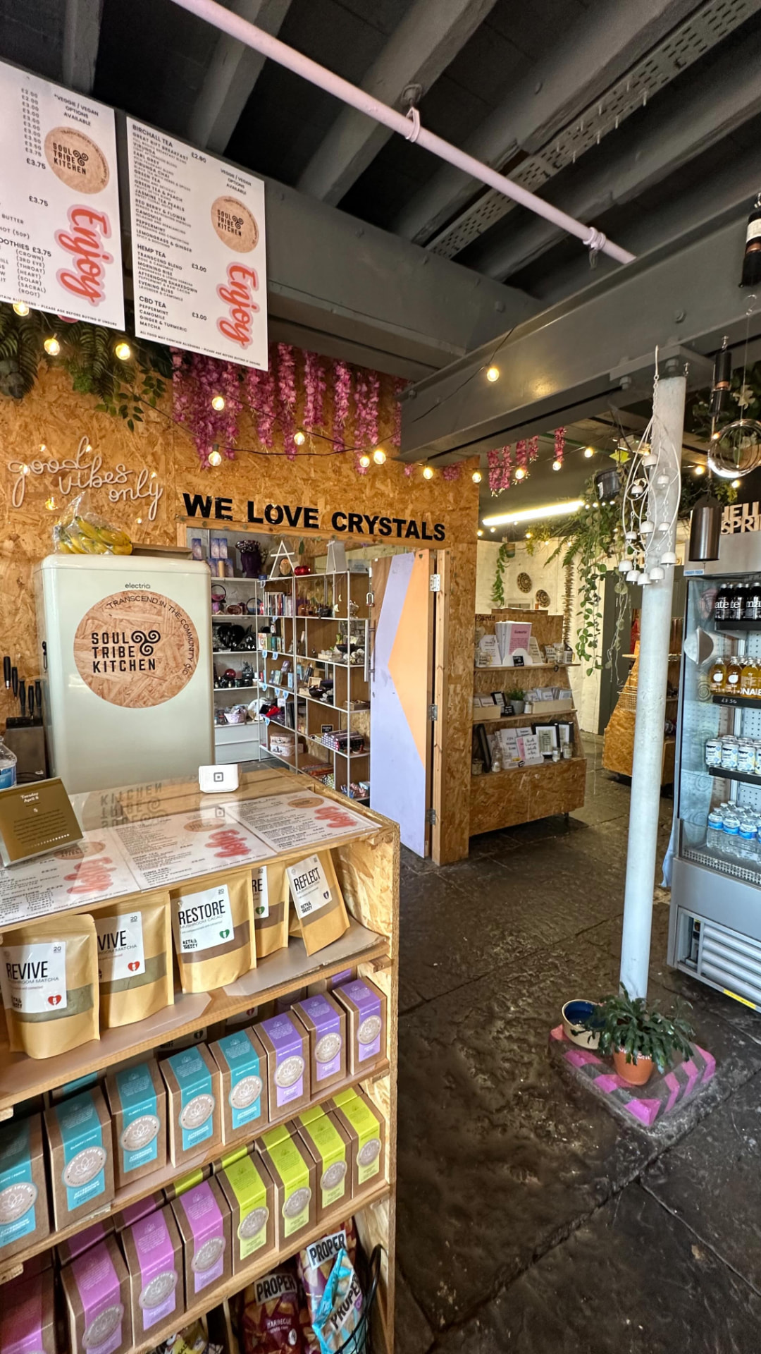 Inside Soul Tribe Kitchen at Bridgewater Mill